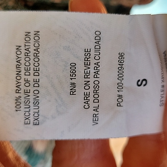 Hayley London Mini Dress Size S Floral Mini Short Sleeves - Picture 7 of 12